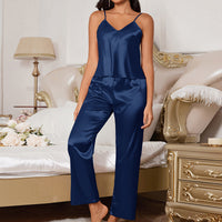 Casual Suspenders Pajama Set