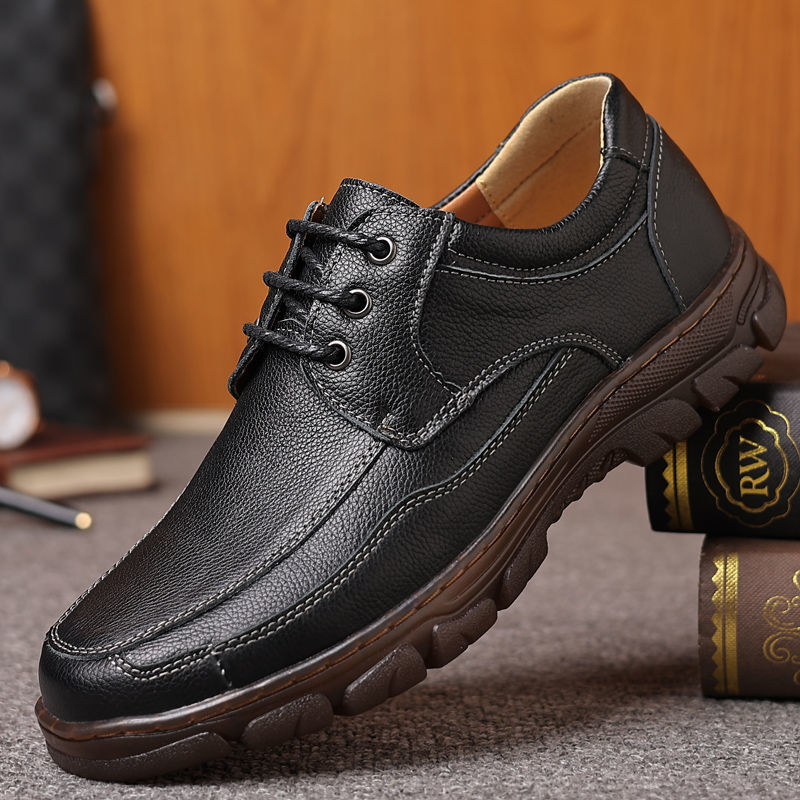 Leather Shoes with Tendon Sole