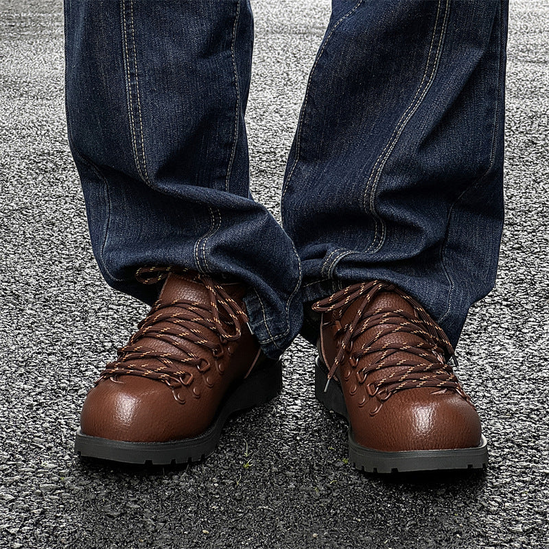 Edgy And Stylish Leather Shoes