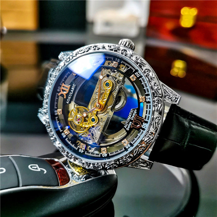 Automatic Mechanical Watch [Double-sided Hollow Waterproof]