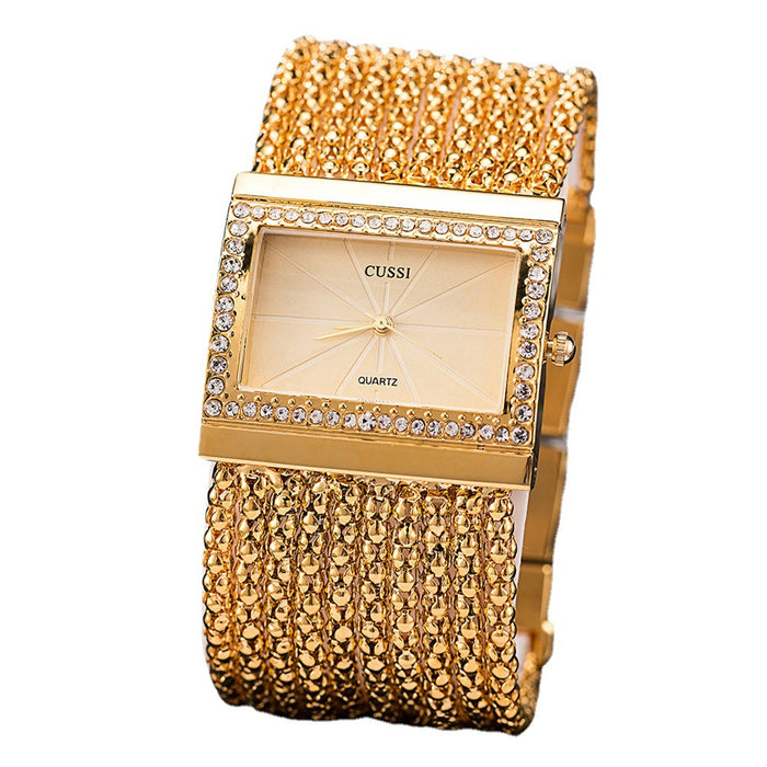 High Quality Square Large Dial Decorative Atmospheric Watch