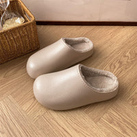 Non-Slip Thick-Soled Cotton Slippers