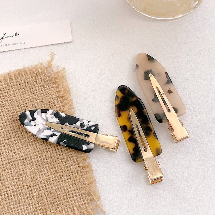Women's Fashion Simple Gradient Color Acetate No Trace Hair Clip
