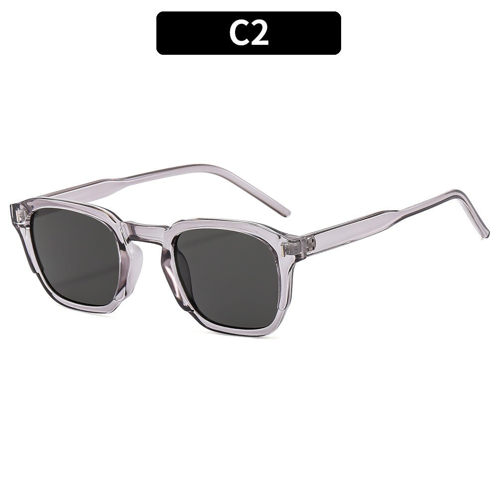 Square Retro Internet Hot Street Shooting Advanced Simple Trendy Sun Glasses