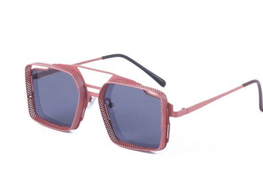 Vintage Steampunk Sunglasses Metal Hollow-out