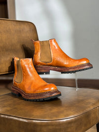 Vintage Leather Business Boots