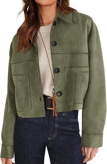 Faux Suede Short Jacket