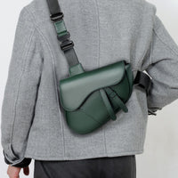 Saddle Shoulder Crossbody Chest Bag