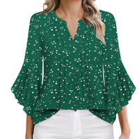 Trendy Ruffle Chiffon Blouses