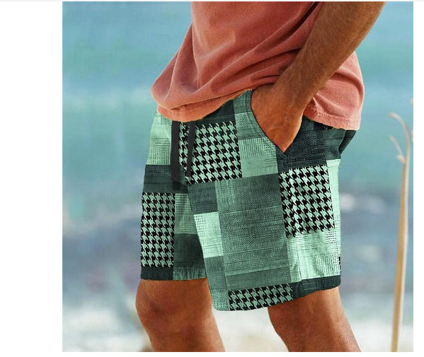 Trendy Digital Printing Casual Shorts