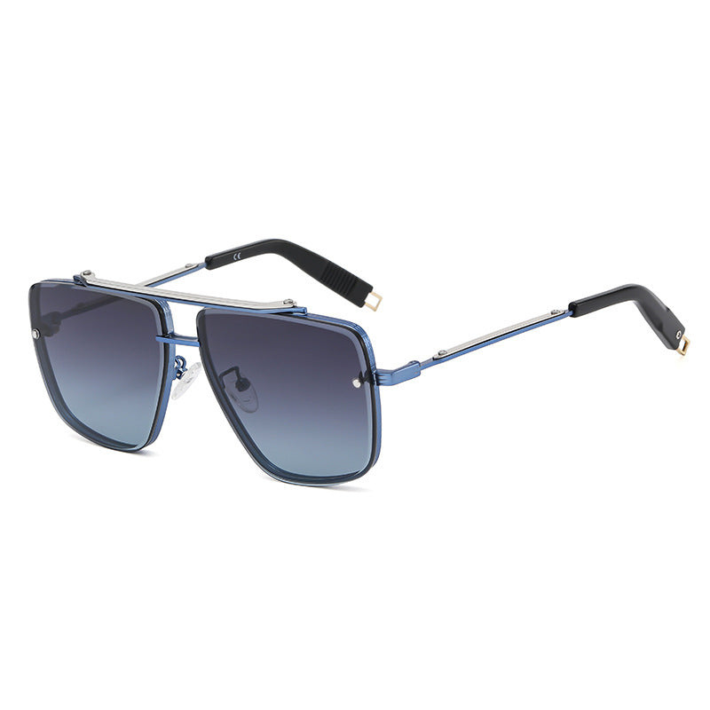 Twin-beam Metal Sunglasses