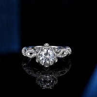 Ice And Fire Empty Setting Ring Women