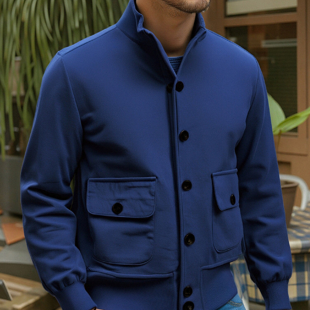 Retro Spring And Autumn Deerskin Velvet Jacket