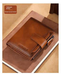 Large-Capacity Multifunctional Zipper Wallet