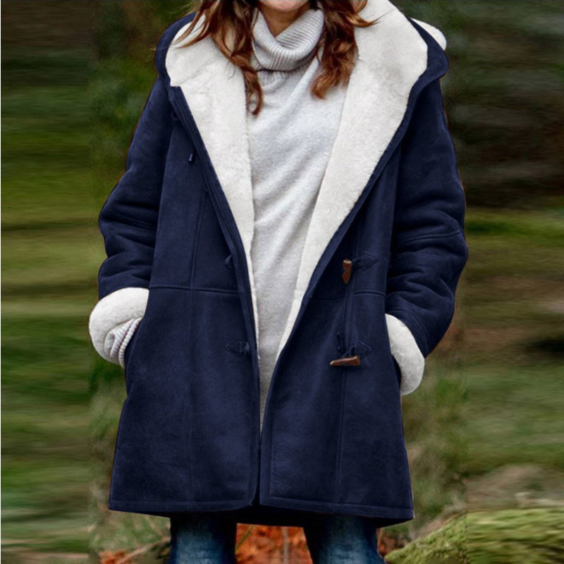 Duffle Toggle Coat Hooded Jacket