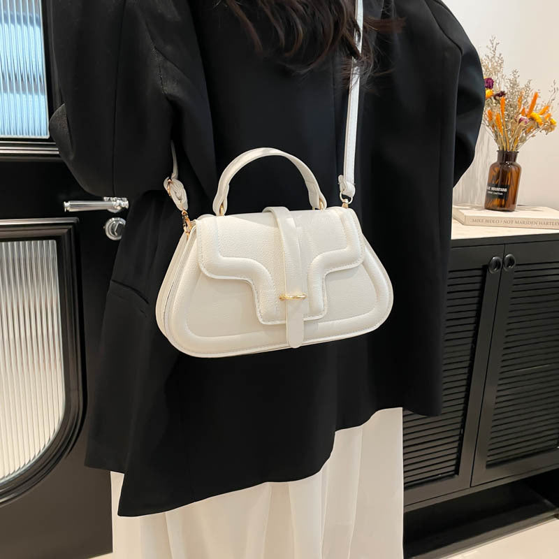 Stylish Minimalist Casual Western-style Small Square Crossbody Or Shoulder Bag